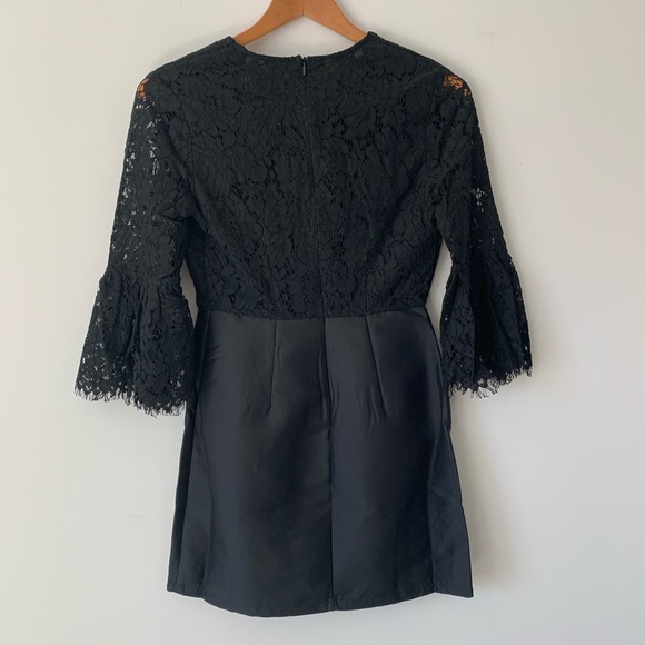 Mustard Seed Black Lace Party Dress - Picture 4 of 5